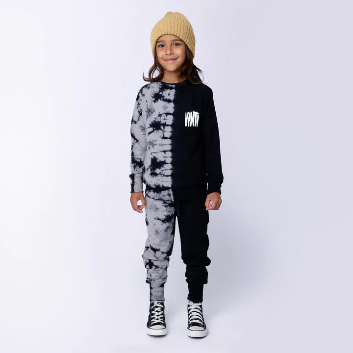 Duo Tie Dye Crew - Black