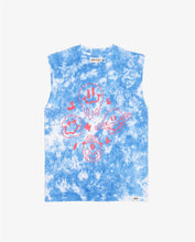 Load image into Gallery viewer, Smile Guys Blue Tie-Dye Tank
