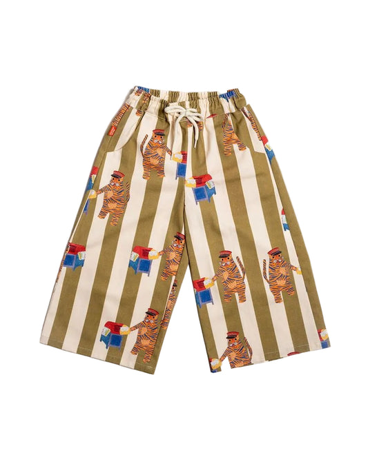 Wide Leg Pants - Tiger the Postie