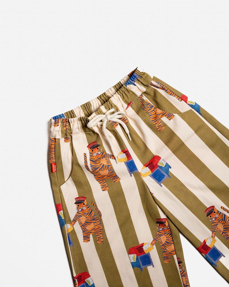 Wide Leg Pants - Tiger the Postie