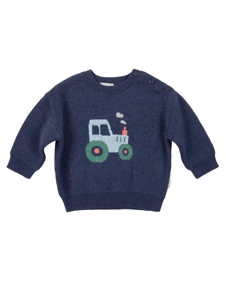 Organic Pullover Mystical - Tiny Tractors