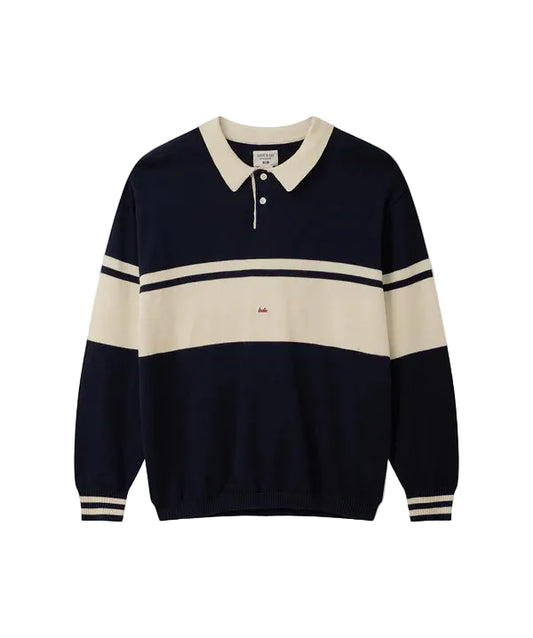 The Topanga Knit - Dark Navy/Cream