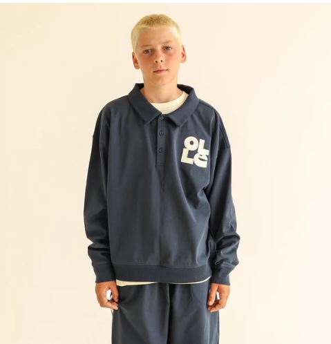 OG Rugby LS Top - Washed Navy