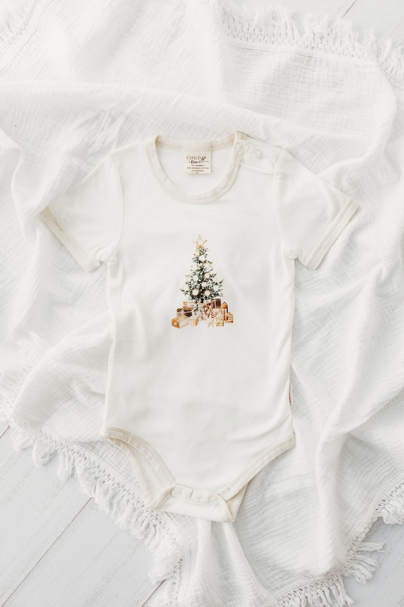 Eggnog Bodysuit - Glistening Tree