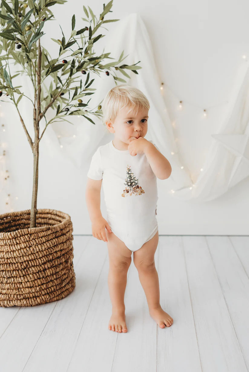 Eggnog Bodysuit - Glistening Tree