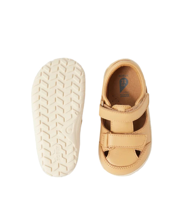 Troop Leather Sandals - Oak Buff