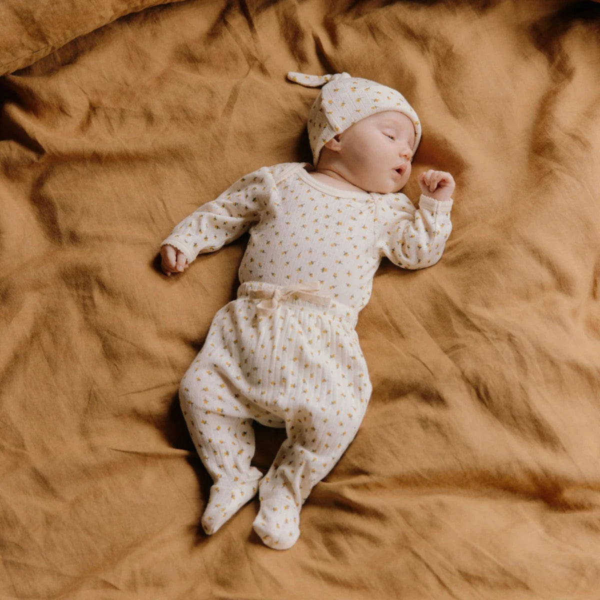 Footed Rompers Pointelle - Tulip
