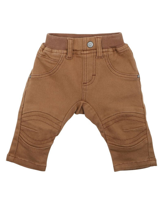 Boys Tan Twill Pants