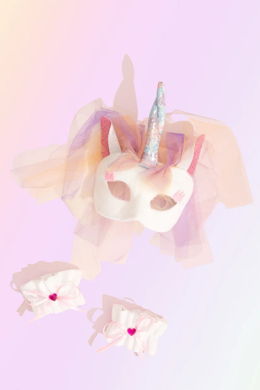 Unicorn - Animal Mask & Wrist Cuffs