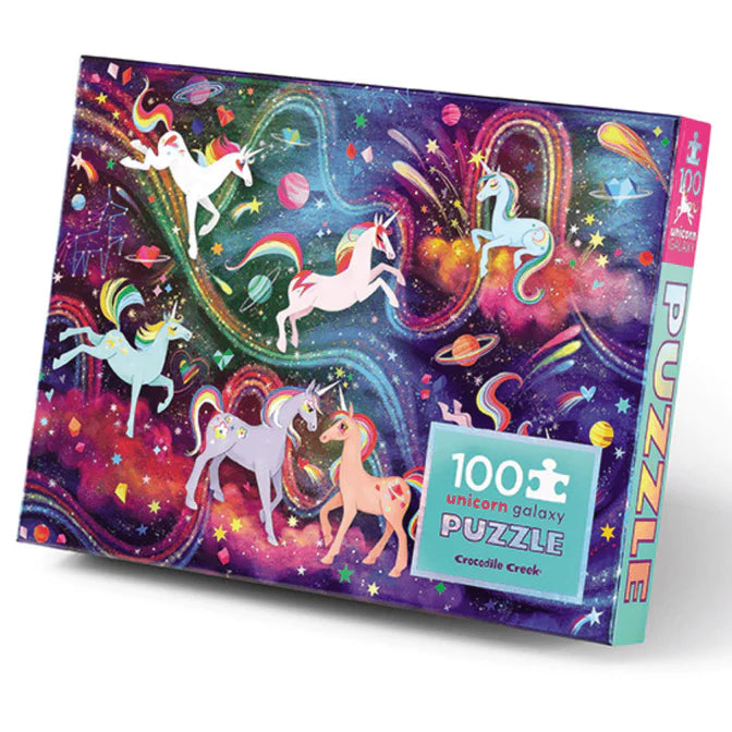 Holographic Puzzle Unicorn Galaxy - 100pc