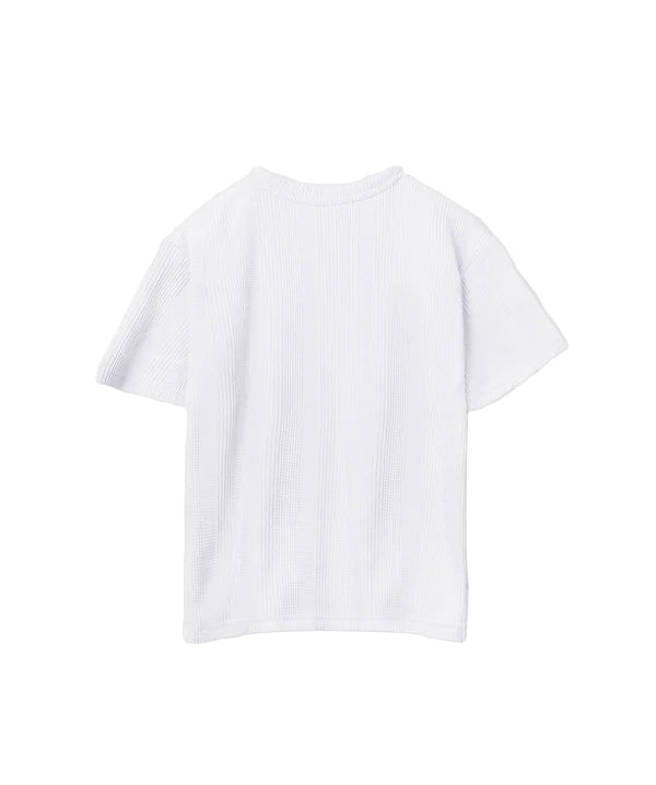 The Veneto Waffle Tee - Chalk