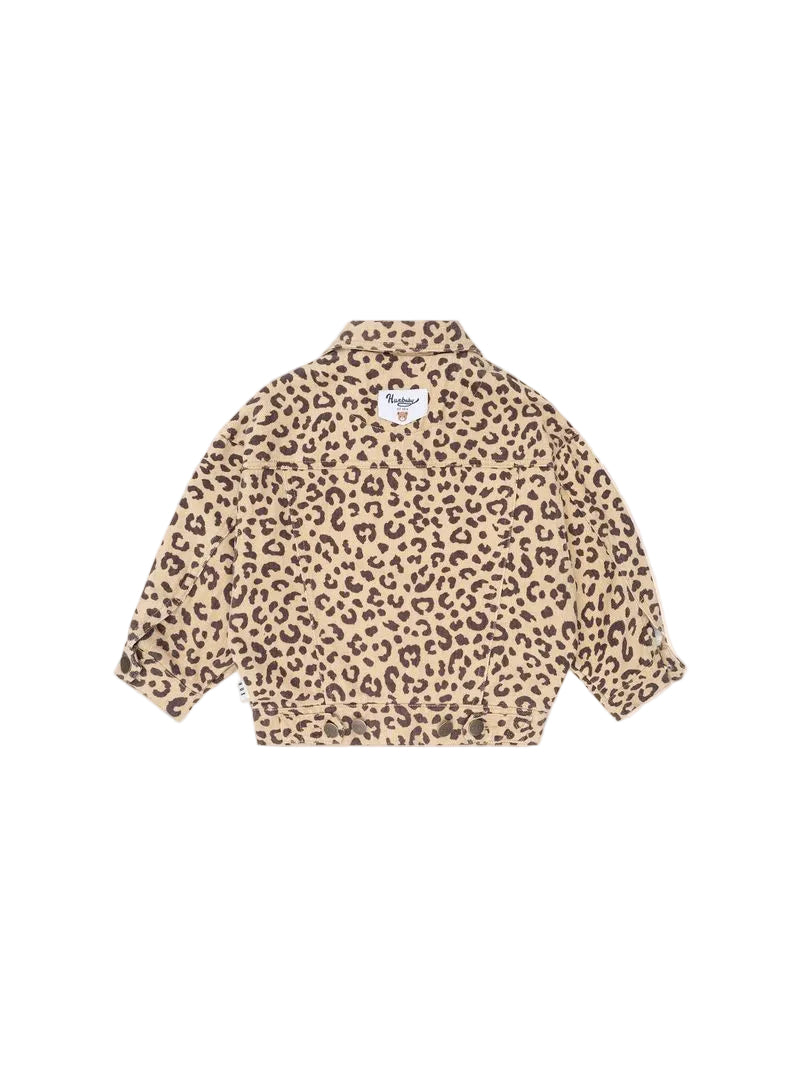 Very Cherry Leopard Print Denim Jacket