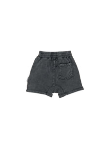 Vintage Black Slouch Shorts