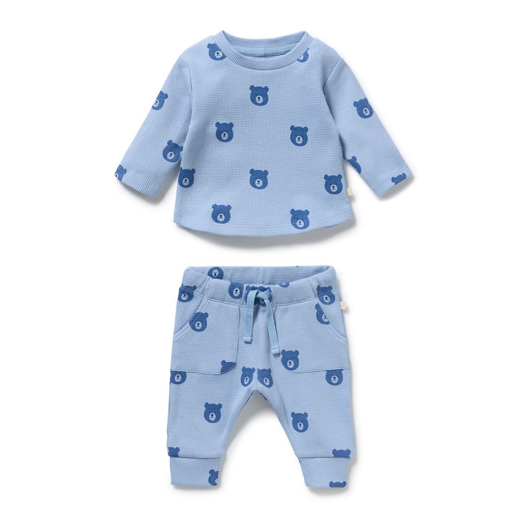 Bear Hugs Organic Waffle Set