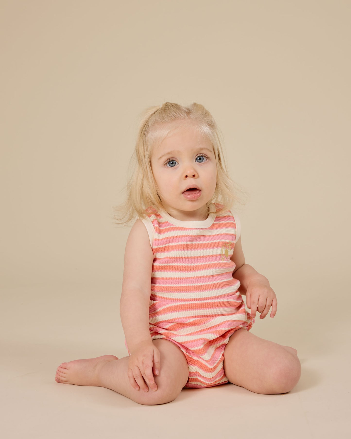 Watermelon Stripe Bubble Romper