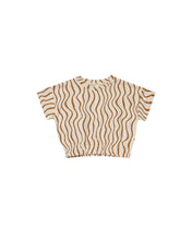 Load image into Gallery viewer, Cinched Jersey Tee - Wavy
