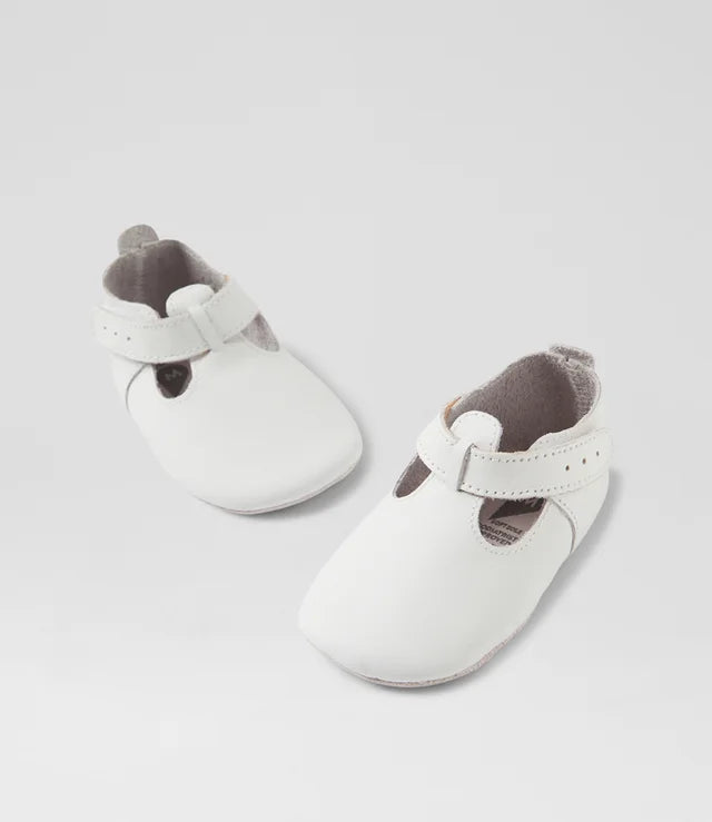 Jack And Jill Infant White Leather