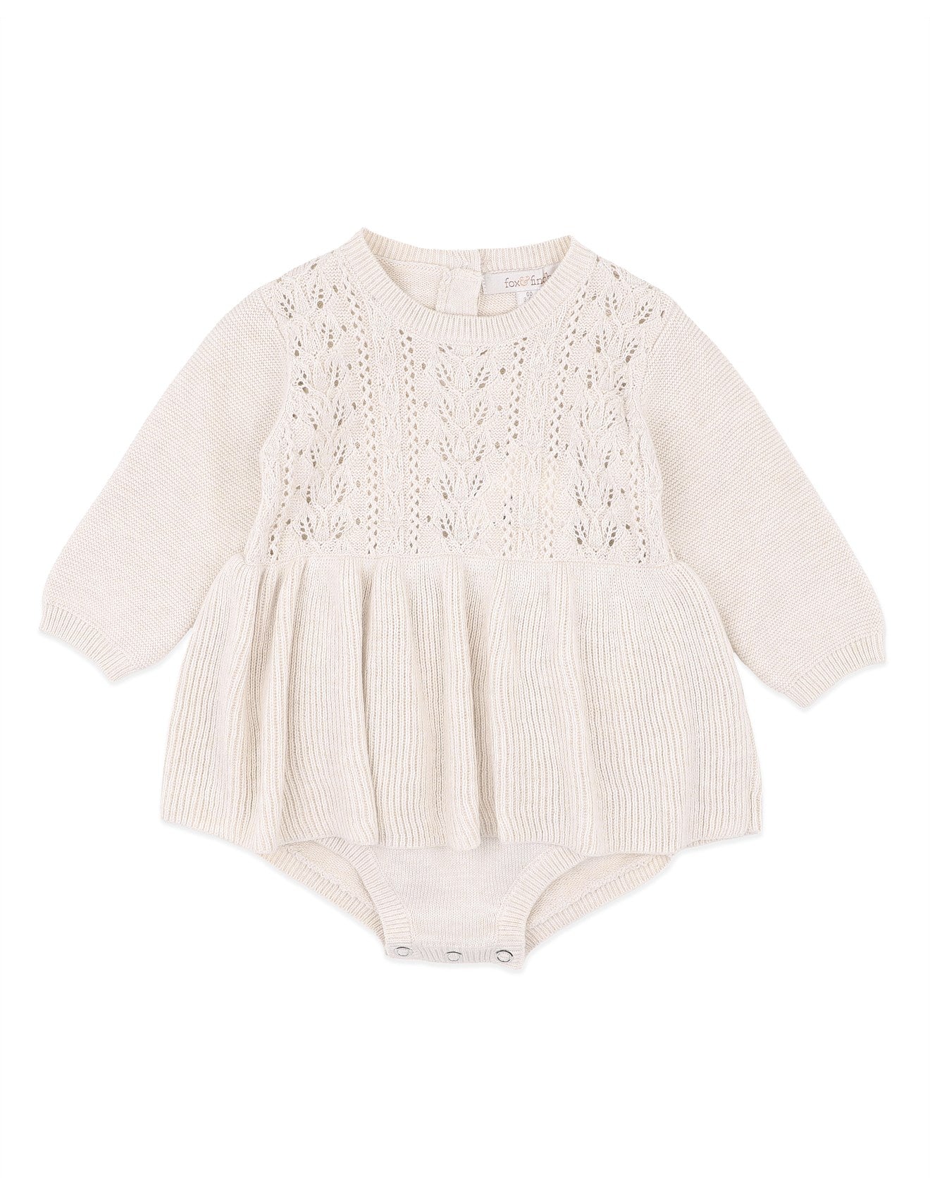 Wild Garden Knitted Overlay Bodysuit