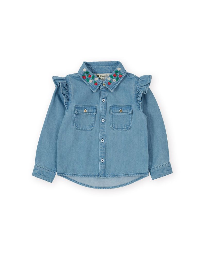 Wild Strawberry Chambray Shirt