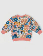 Load image into Gallery viewer, Willa Wildflower Relaxed Terry Sweater
