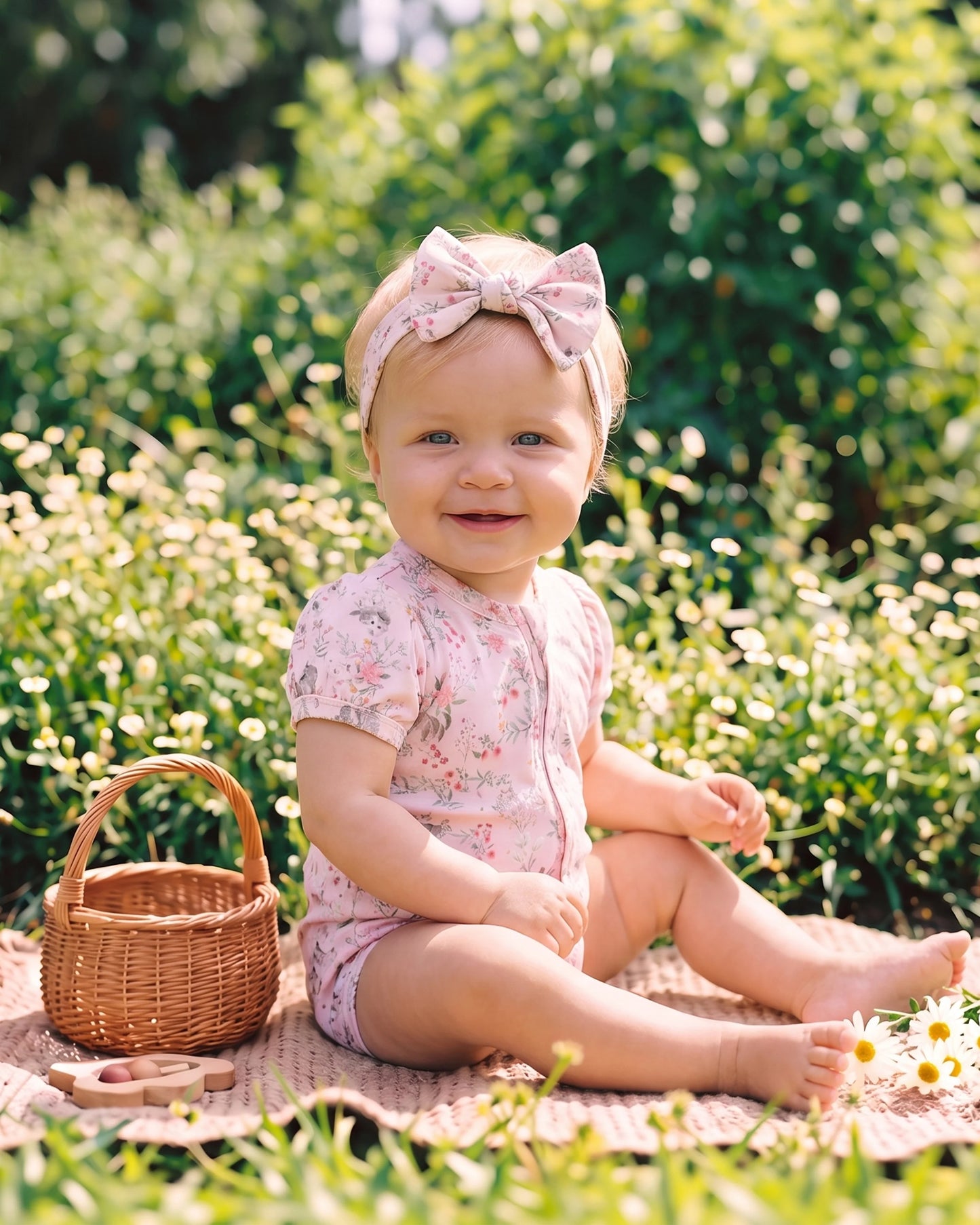Willa Organic SS Zip Romper