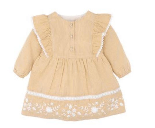 Winnie Embroidered Gingham Dress