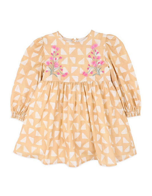 Winter Vacay Embroidered Dress