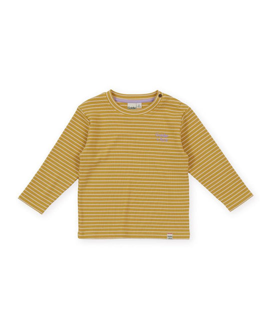 Essential Stripe Rib Top - Yellow
