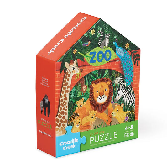 Flat House Puzzle - Zoo (50pc)