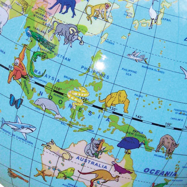 World Globe - Animals of the World