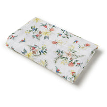 Load image into Gallery viewer, Festive Berry Organic Muslin Wrap - Limited Edition

