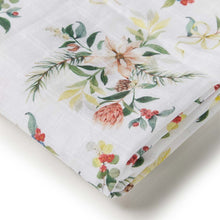 Load image into Gallery viewer, Festive Berry Organic Muslin Wrap - Limited Edition

