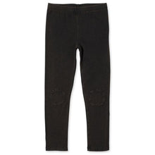 Load image into Gallery viewer, Blasted Patch Tights - Black Wash
