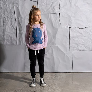 Heart Patch Furry Trackies