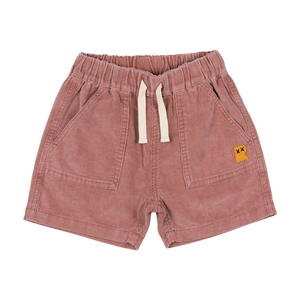 Cord Shorts - Washed Brown