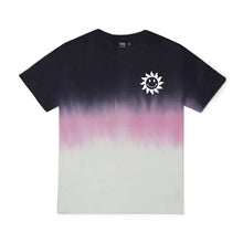 Load image into Gallery viewer, Stoked Tee Dip Dye - Black/Mauve/Mint
