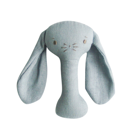 Bobby Bunny Rattle - Grey