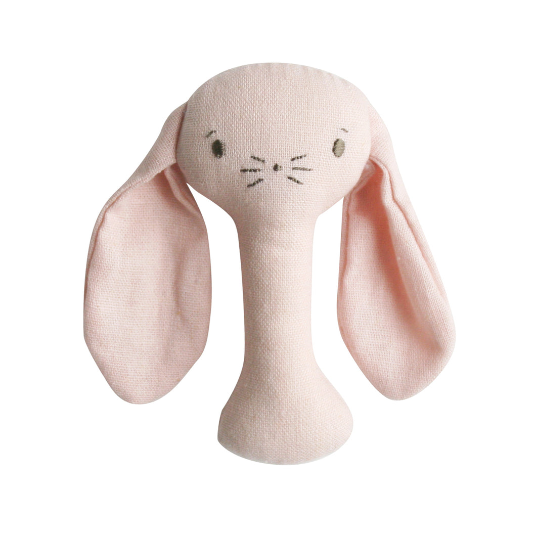Bobby Bunny Rattle - Pink