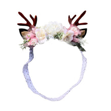 Load image into Gallery viewer, Sherbet Reindeer Blossom Elastane
