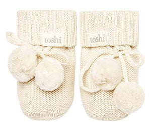 Organic Booties - Cream