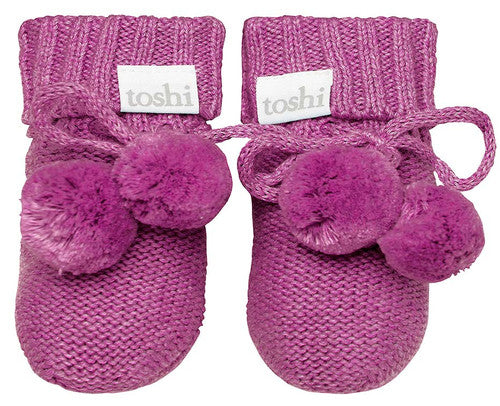 Organic Booties - Marley Violet