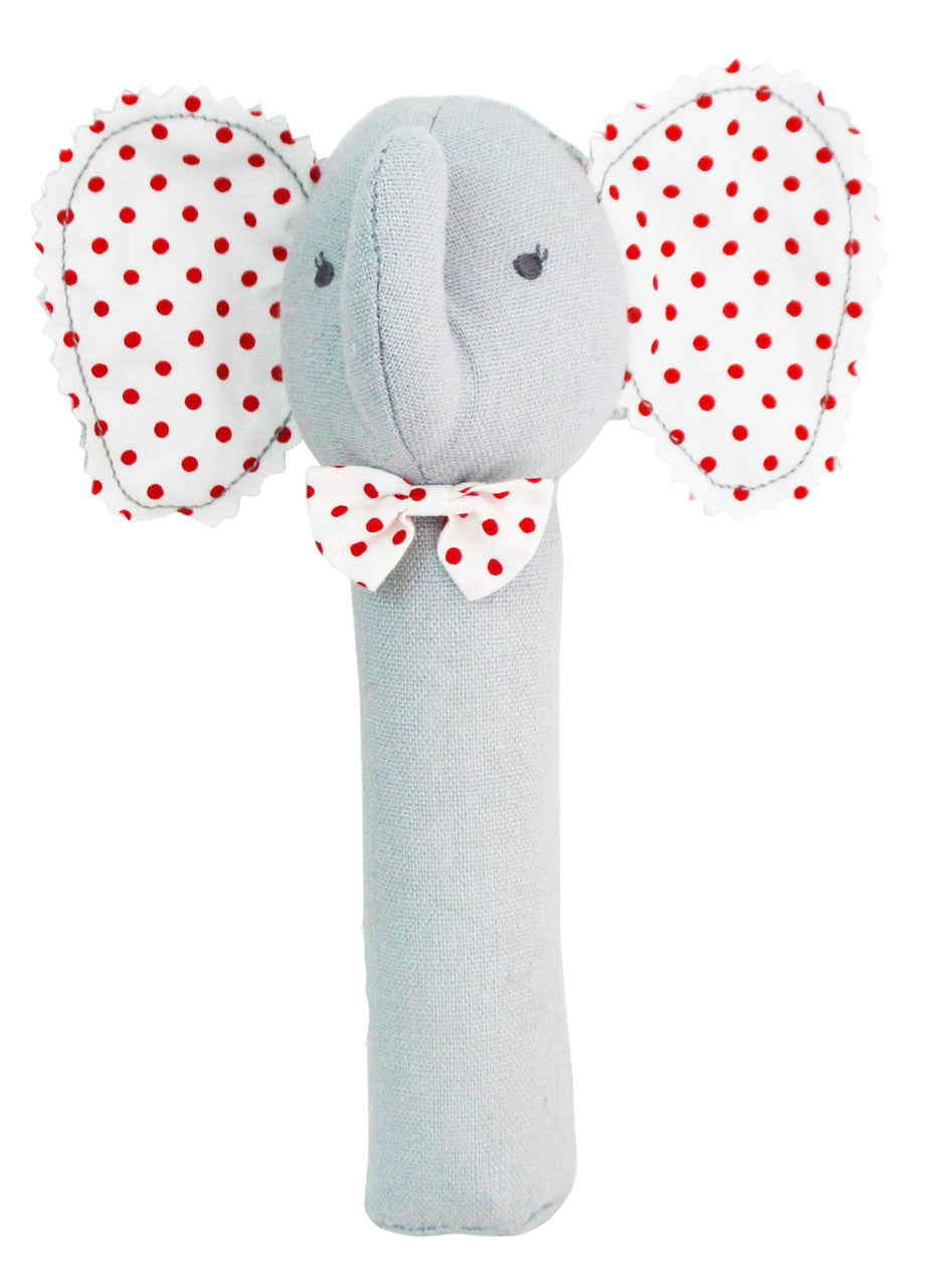 Baby Elephant Squeaker - Grey
