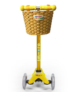 Scooter Bike Basket - Yellow