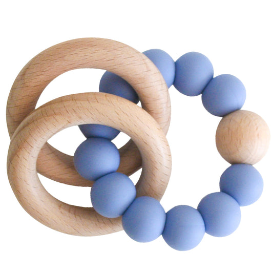 Beechwood Tether Rings Set - Blue