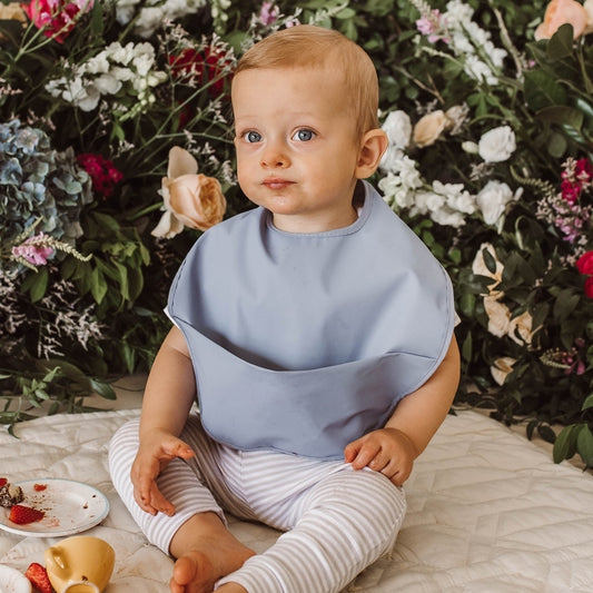 Waterproof Sky Snuggle Bib