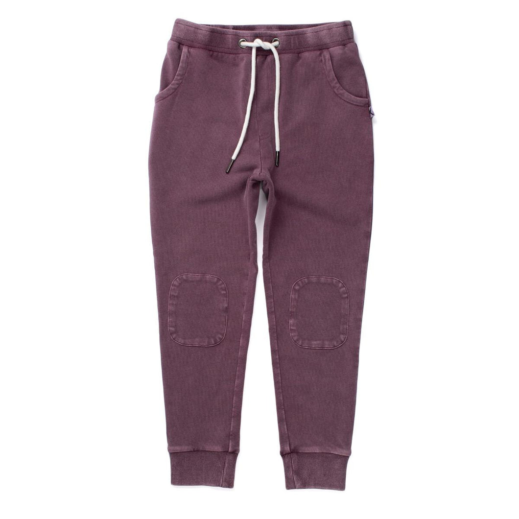 Blasted Patch Trackies - Muted Purple Wash