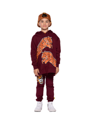 Load image into Gallery viewer, Jumper - Leaping Tiger Maroon
