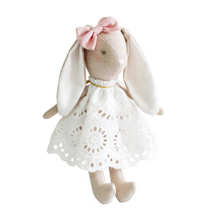 Baby Brodierie Bunny Ivory