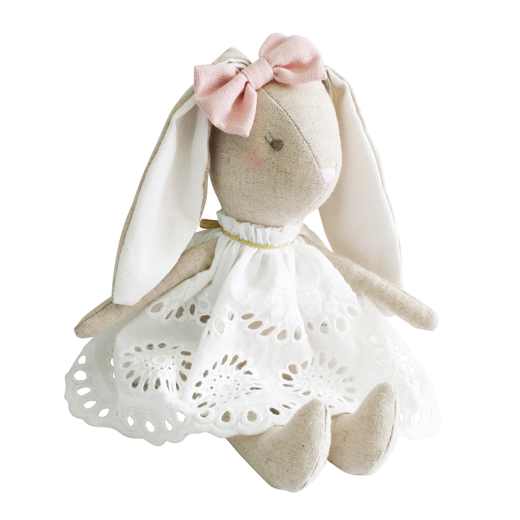 Baby Brodierie Bunny Ivory