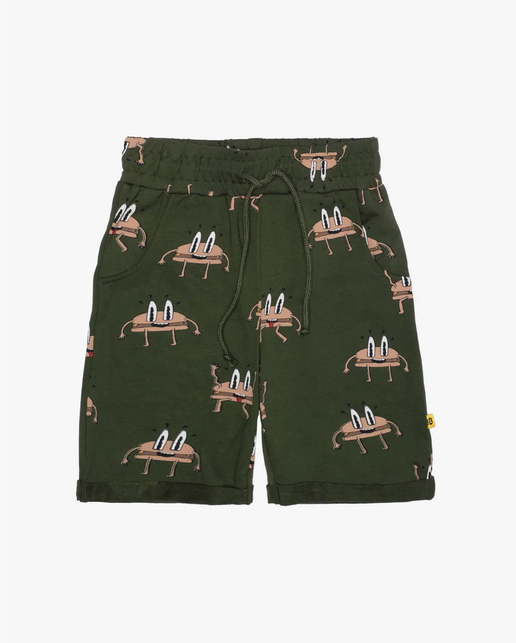 Burgers on the Shorts - Army Green